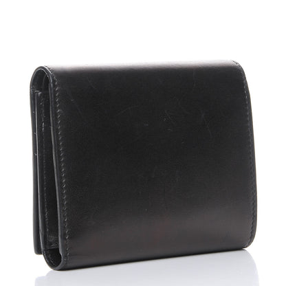 Saint Laurent Smooth Calfskin Compact Wallet Black 3 of 7