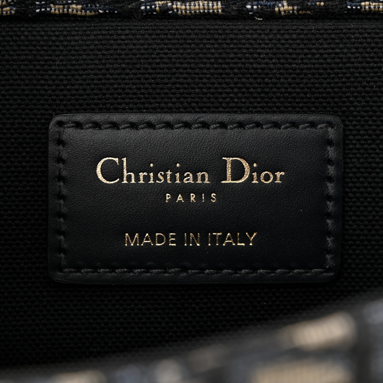 Christian Dior Oblique 30 Montaigne East West Chain Flap Bag Blue 6 of 10