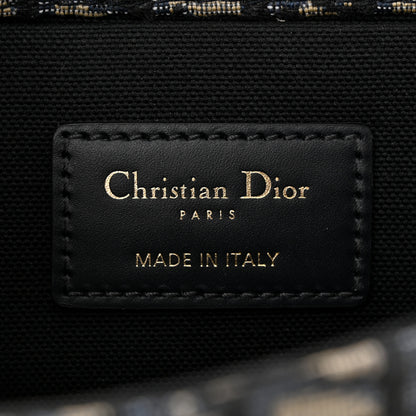 Christian Dior Oblique 30 Montaigne East West Chain Flap Bag Blue 6 of 10