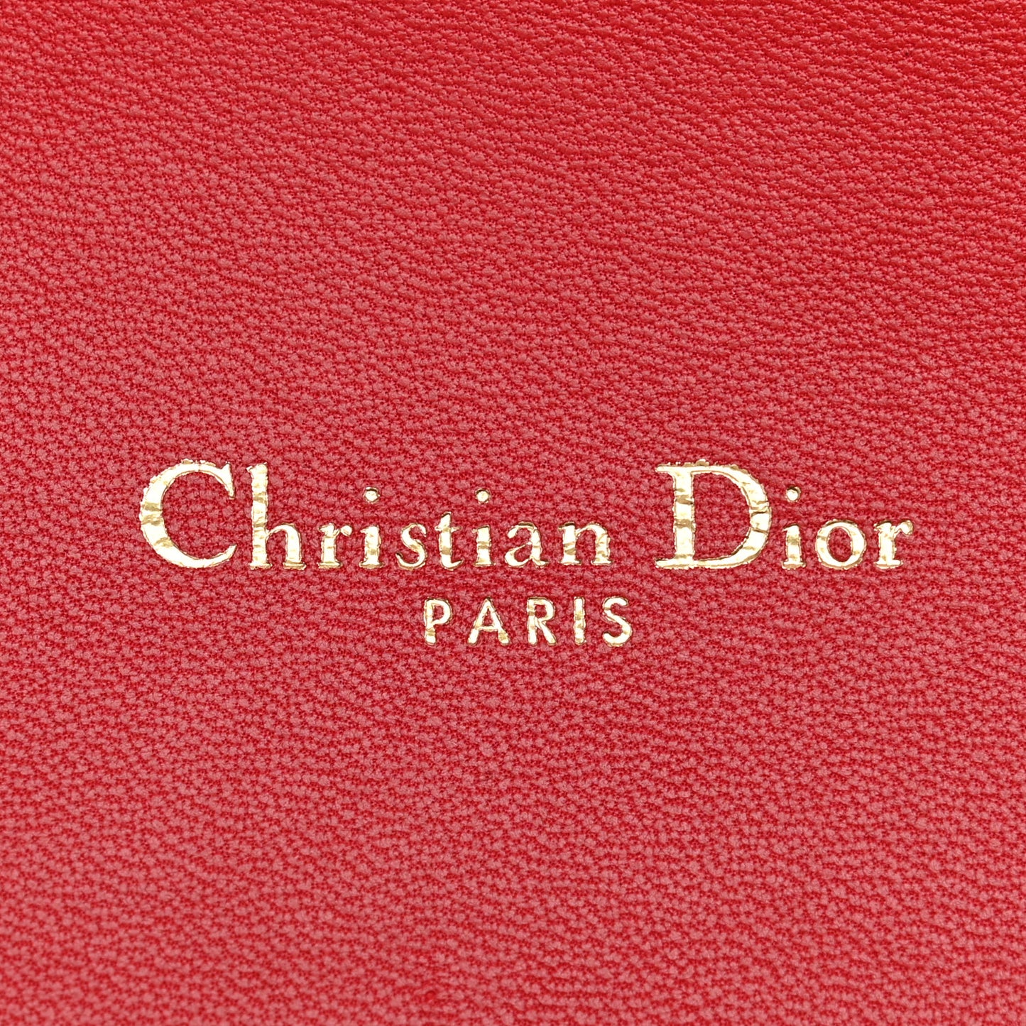 Lambskin Cannage Medium Miss Dior Flap Red