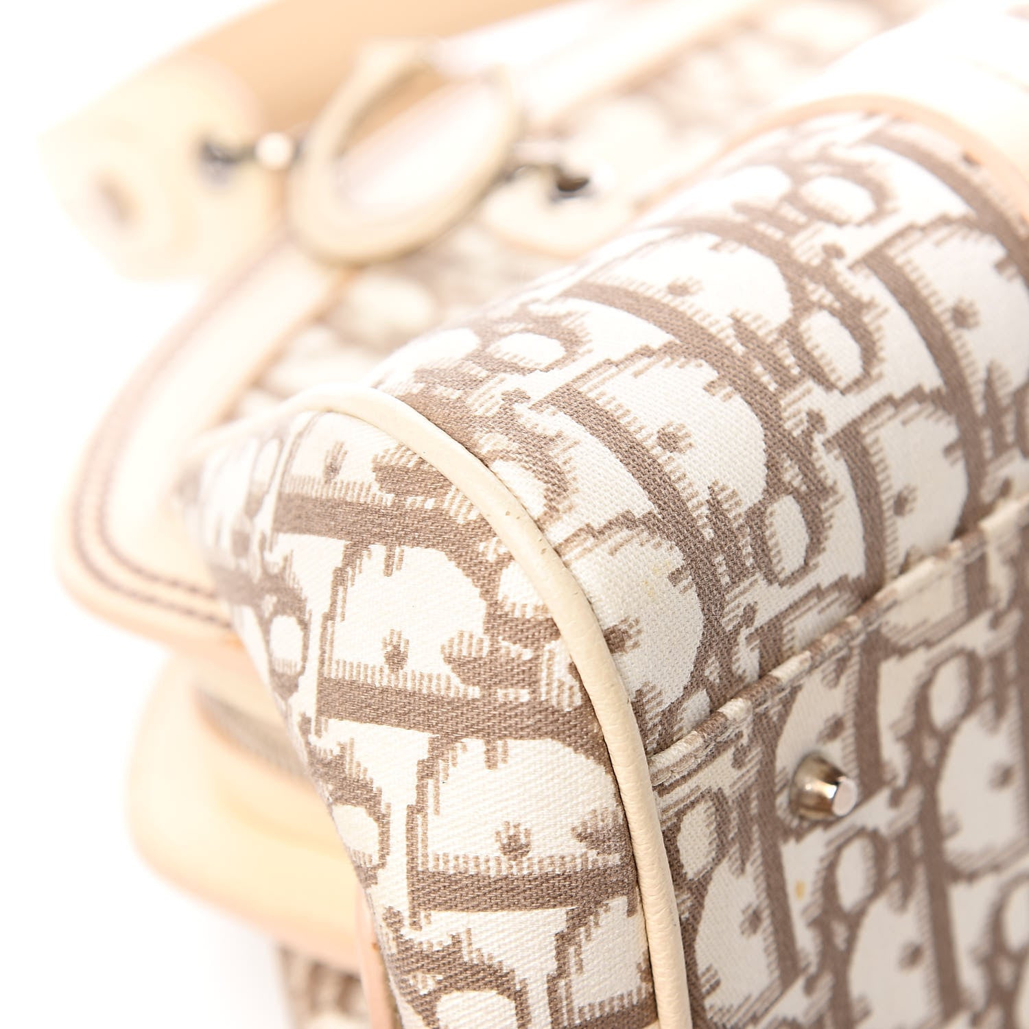 Christian Dior Monogram Vintage Flowers Bowler Beige 11 of 14