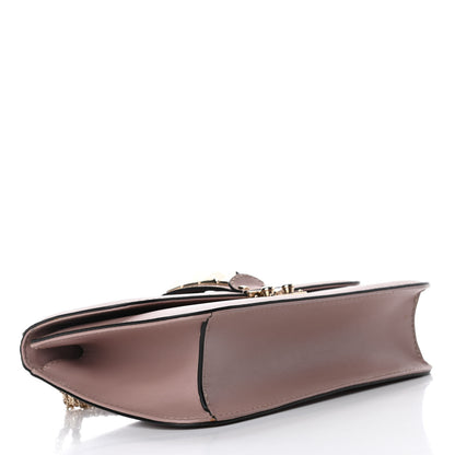 Valentino Garavani Vitello Medium Glam Lock Rockstud Flap Poudre 3 of 4