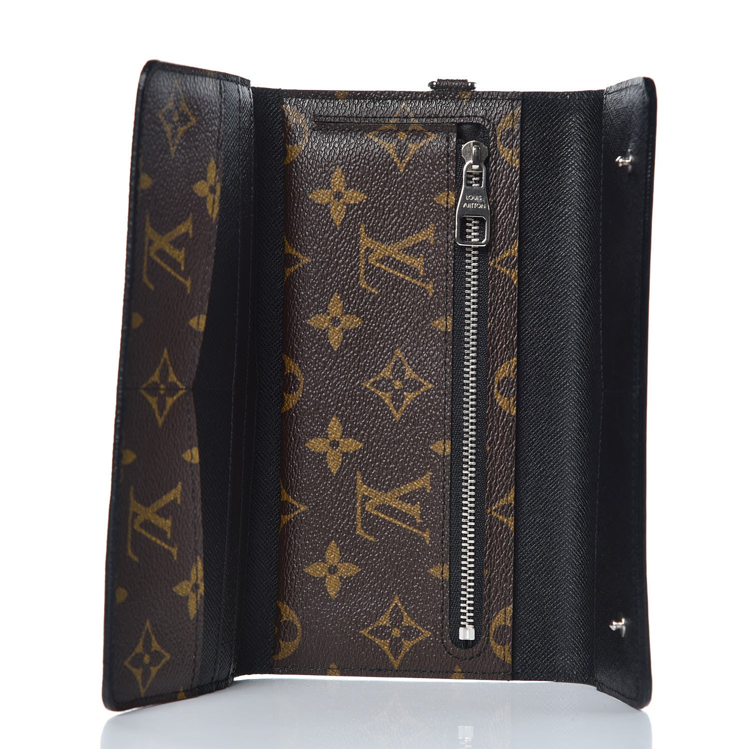 Louis Vuitton Monogram Macassar Long Wallet 5 of 6