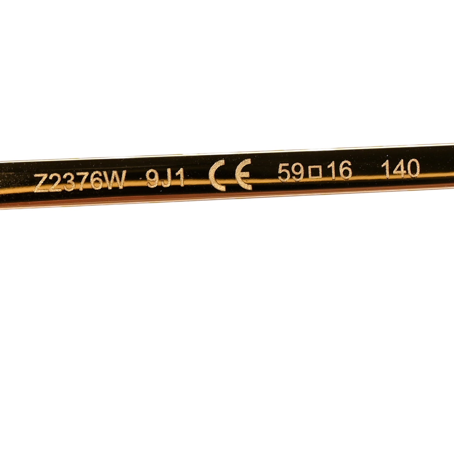 Midnight In Paris Sunglasses Z2376W Gold Black
