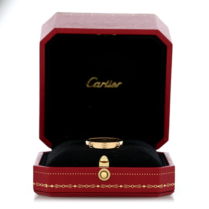 Cartier 18K Yellow Gold 3.5mm LOVE Wedding Band Ring 57 8 5 of 5