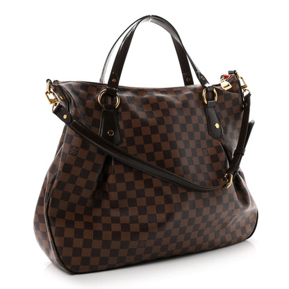 Louis Vuitton Damier Ebene Evora GM 3 of 9