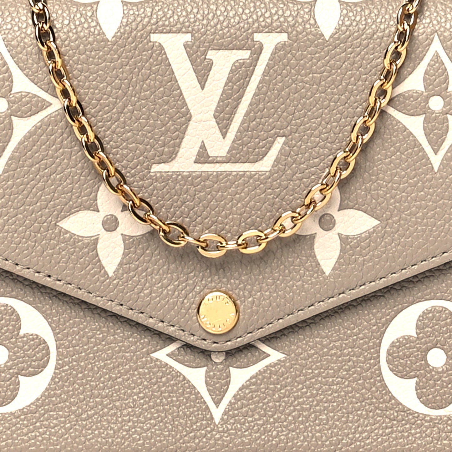 Empreinte Monogram Giant Felicie Pochette Tourterelle Creme