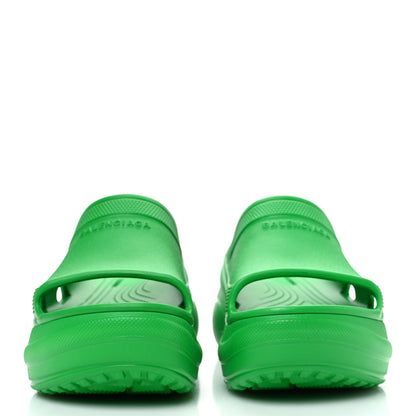 Balenciaga X CROCS Rubber Womens Pool Slides 40 Green 3 of 10
