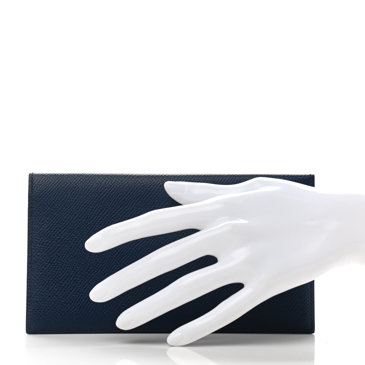 Epsom MC2 Fleming Checkbook Holder Wallet Bleu Saphir
