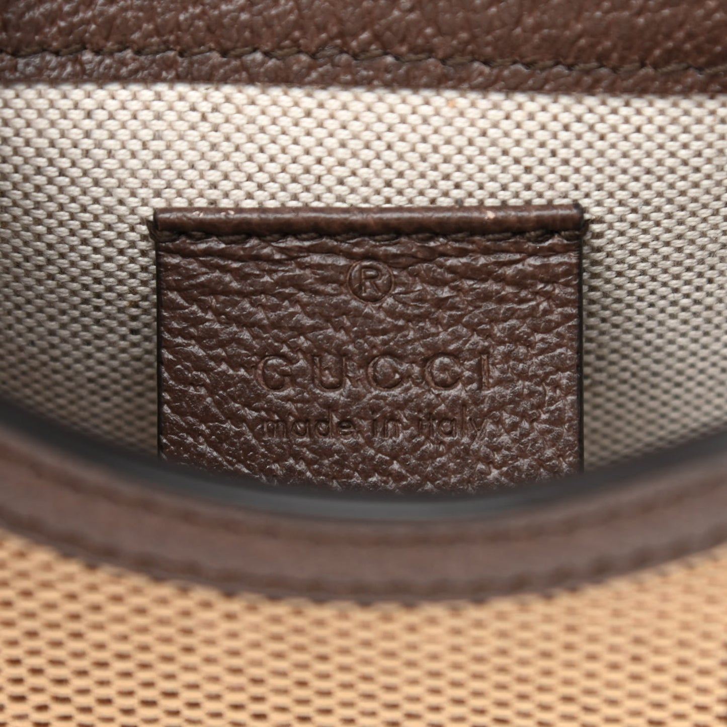 Monogram Jumbo GG Textured Dollar Calfskin Mini Horsebit 1955 Crossbody Bag Camel Ebony New Acero