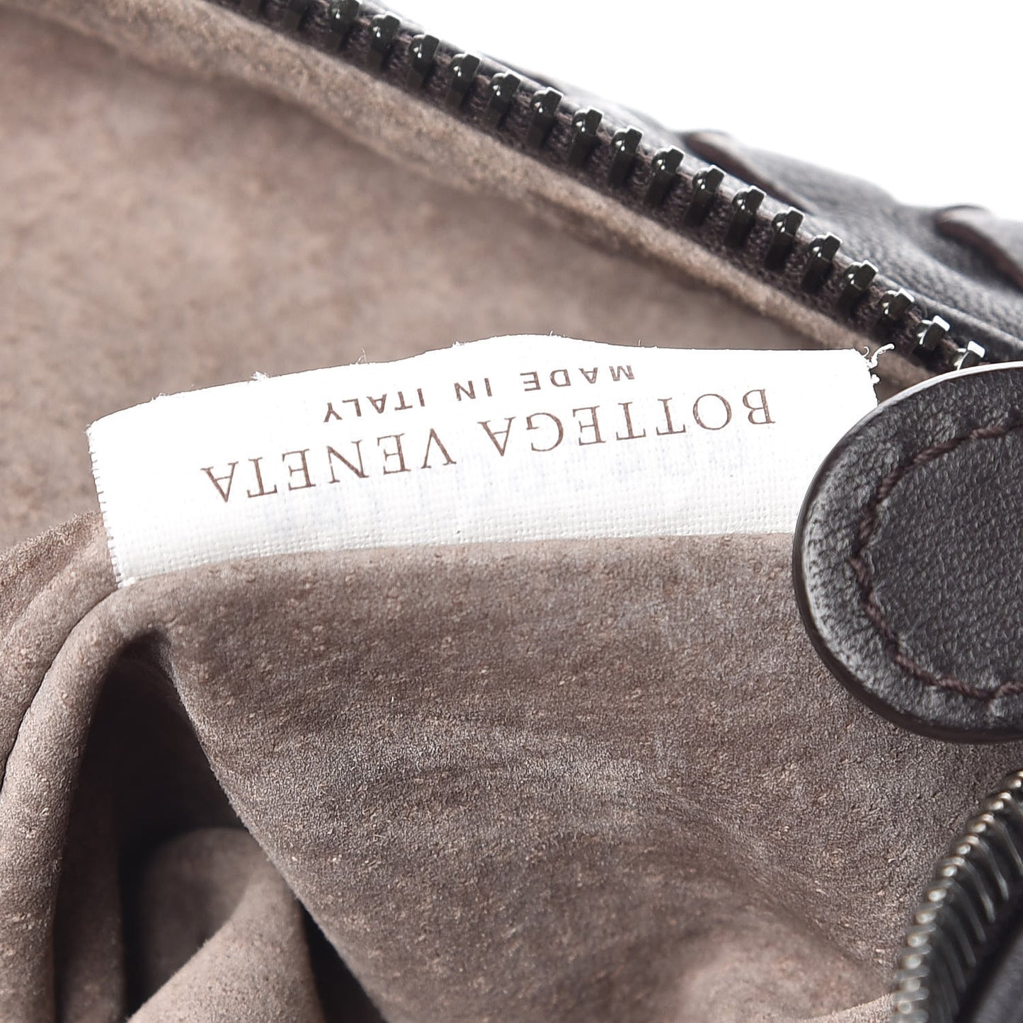 Nappa Intrecciato Small Shoulder Bag Ebano