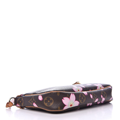 Louis Vuitton Monogram Cherry Blossom Pochette Accessories Brown 4 of 14