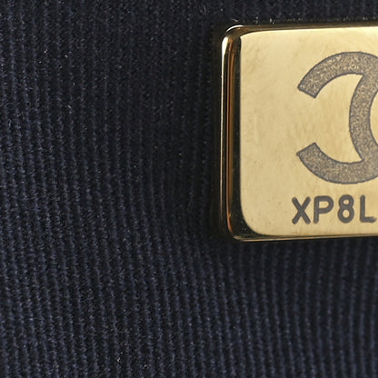 Chanel Jersey Quilted XL Jumbo Flap Navy 7 of 11