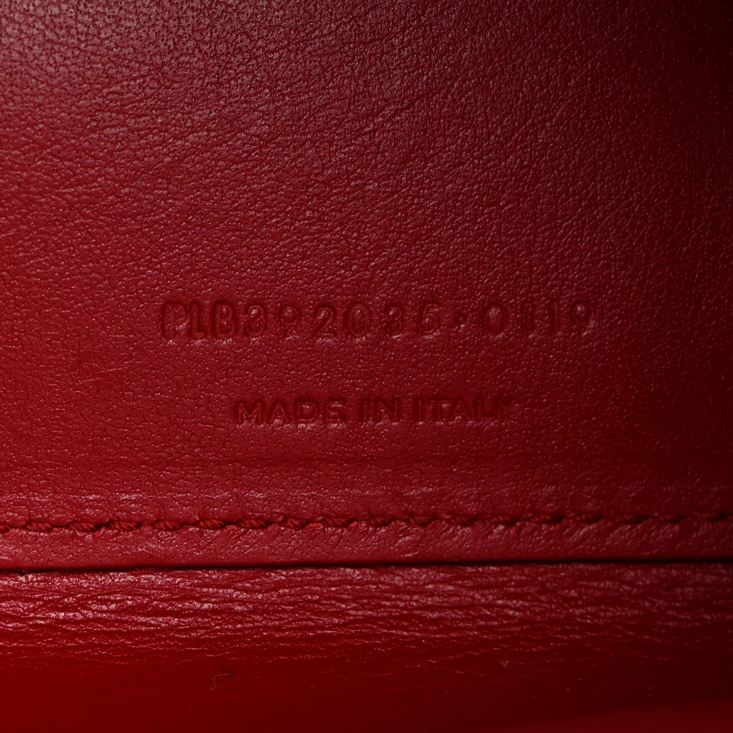 Calfskin Crocodile Embossed Nano Sac De Jour Red