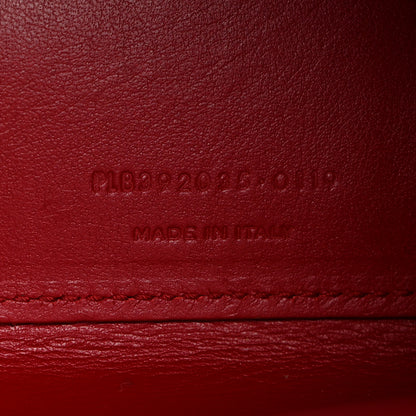 Saint Laurent Calfskin Crocodile Embossed Nano Sac De Jour Red 8 of 11