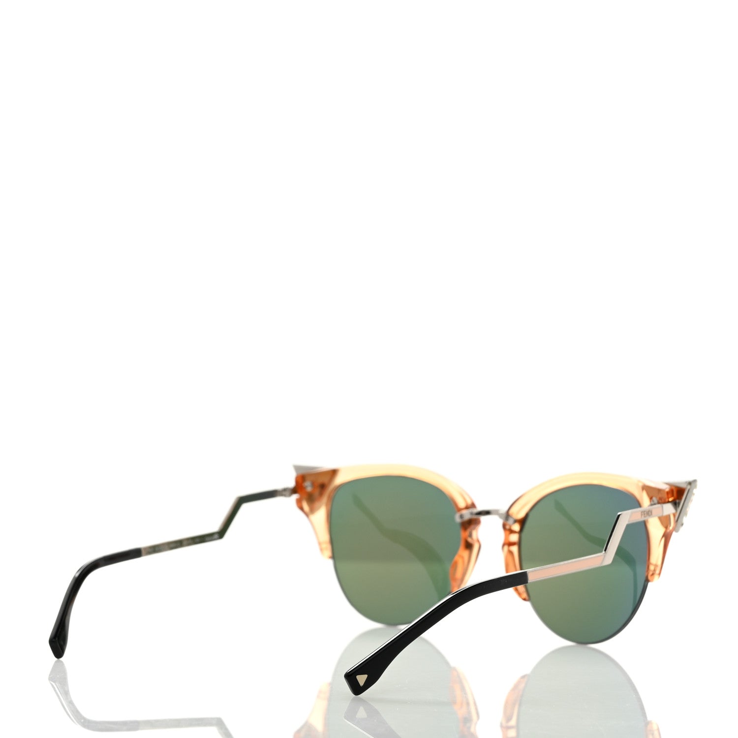 Fendi Iridia Cat Eye Sunglasses FF 0041/S Translucent Peach 4 of 7