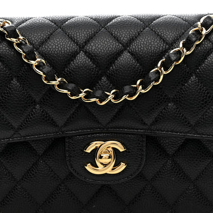 Chanel Caviar Quilted Small Double Flap Black 7 of 10