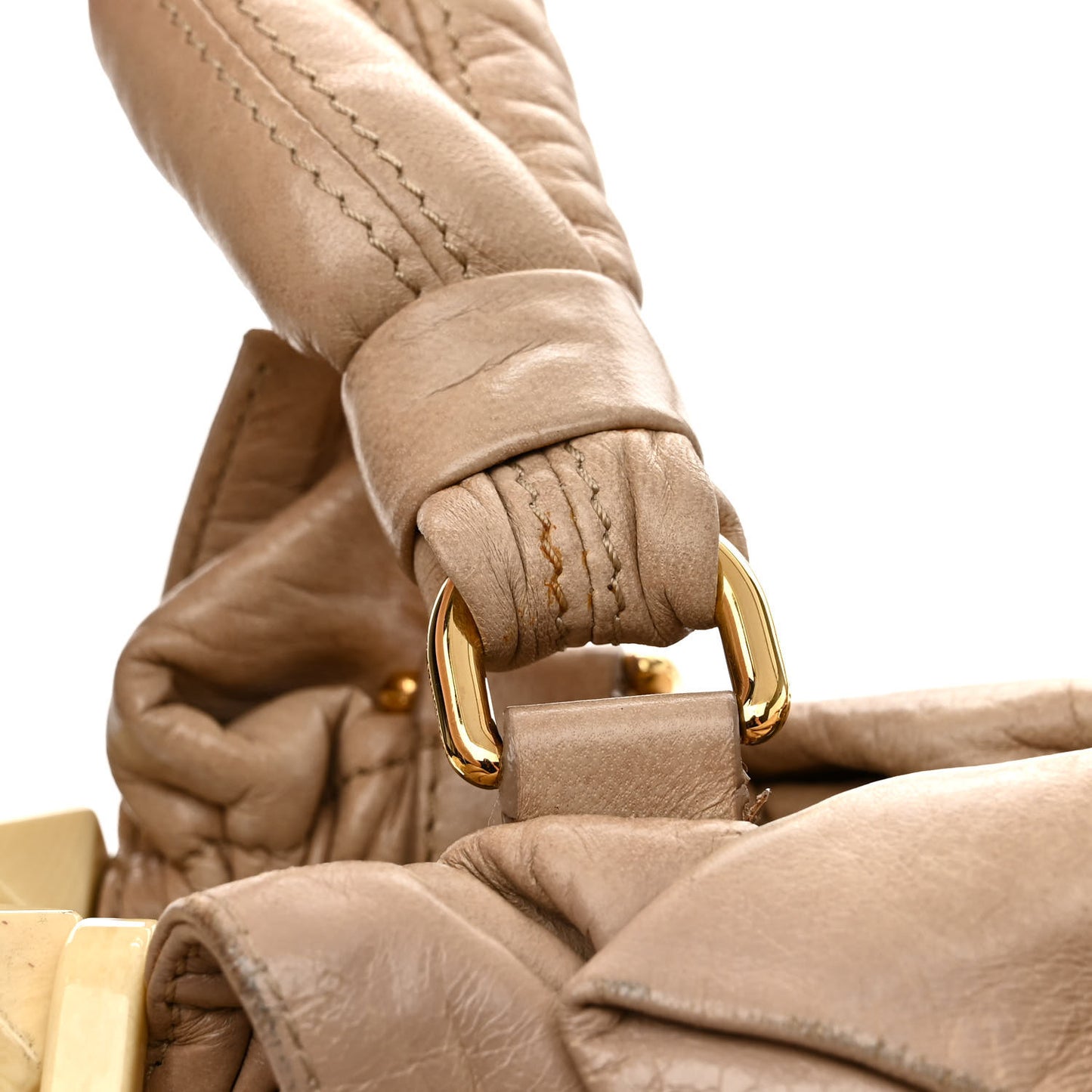 Lambskin Olympe Stratus GM Beige