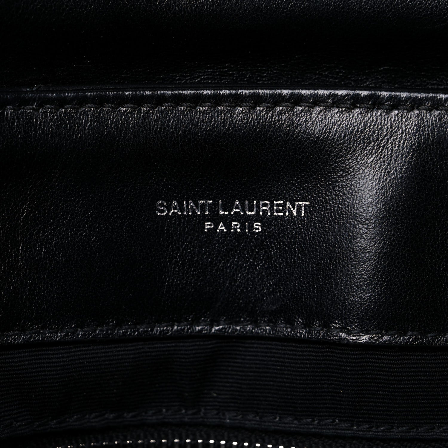 Saint Laurent Calfskin Y Quilted Monogram Medium Loulou Chain Satchel Black 5 of 18