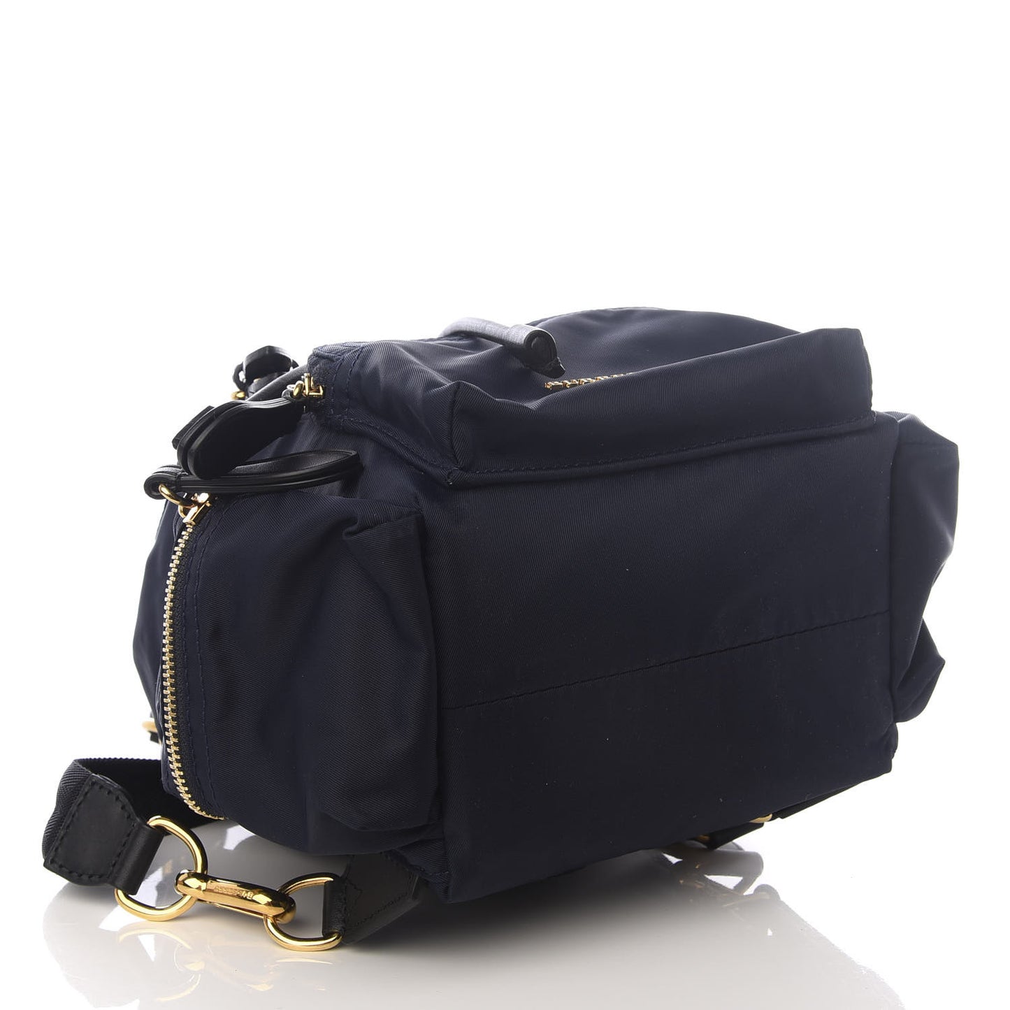 Nylon Small Crossbody Rucksack Backpack Ink Blue