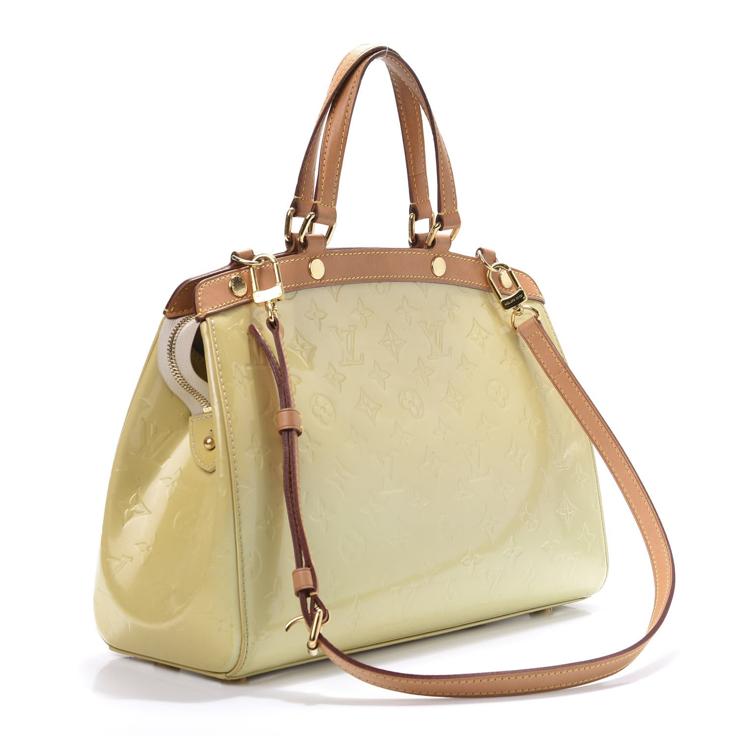 Louis Vuitton Vernis Brea MM Blanc Corail 3 of 9