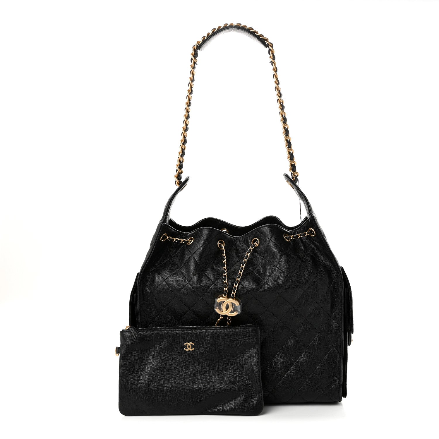 Chanel Caviar Quilted Medium Chanel 25 Handbag Black 3 of 11
