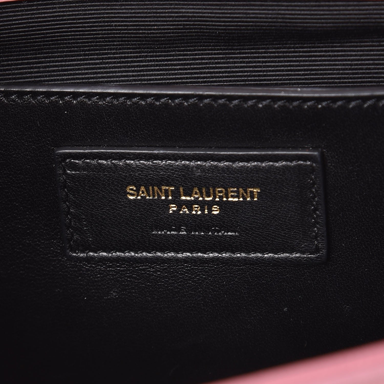 Saint Laurent Grain De Poudre Classic Monogram Cassandre Clutch Pink 6 of 8