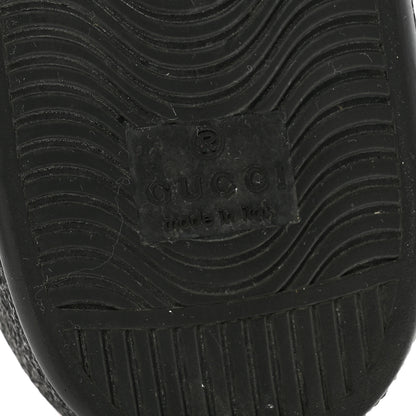 Gucci Calfskin Ayers Web Bee Embroidered Ace Sneakers 37 Black 7 of 11