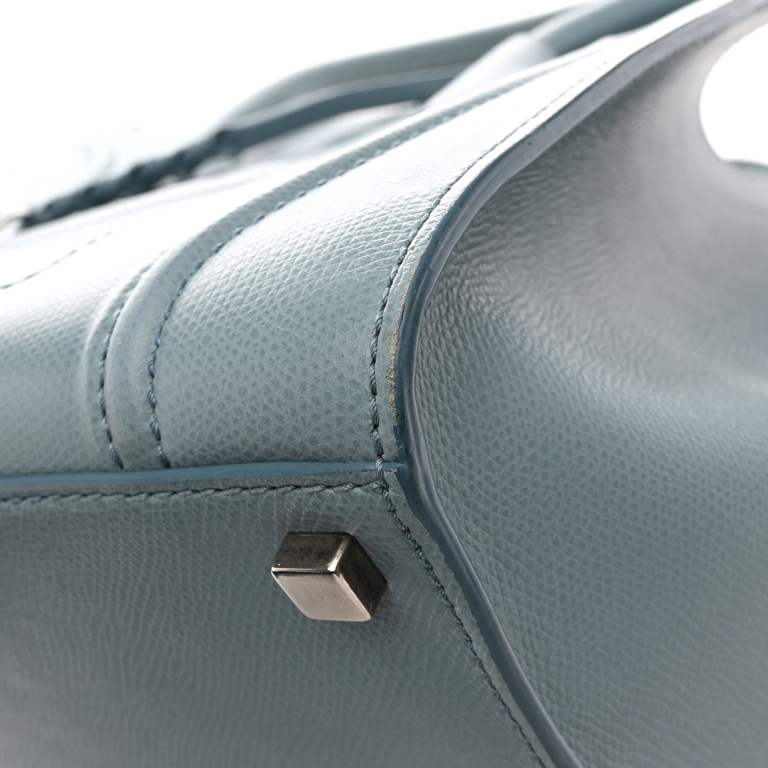 Celine Baby Grained Calfskin Medium Phantom Luggage Glacier 10 of 10