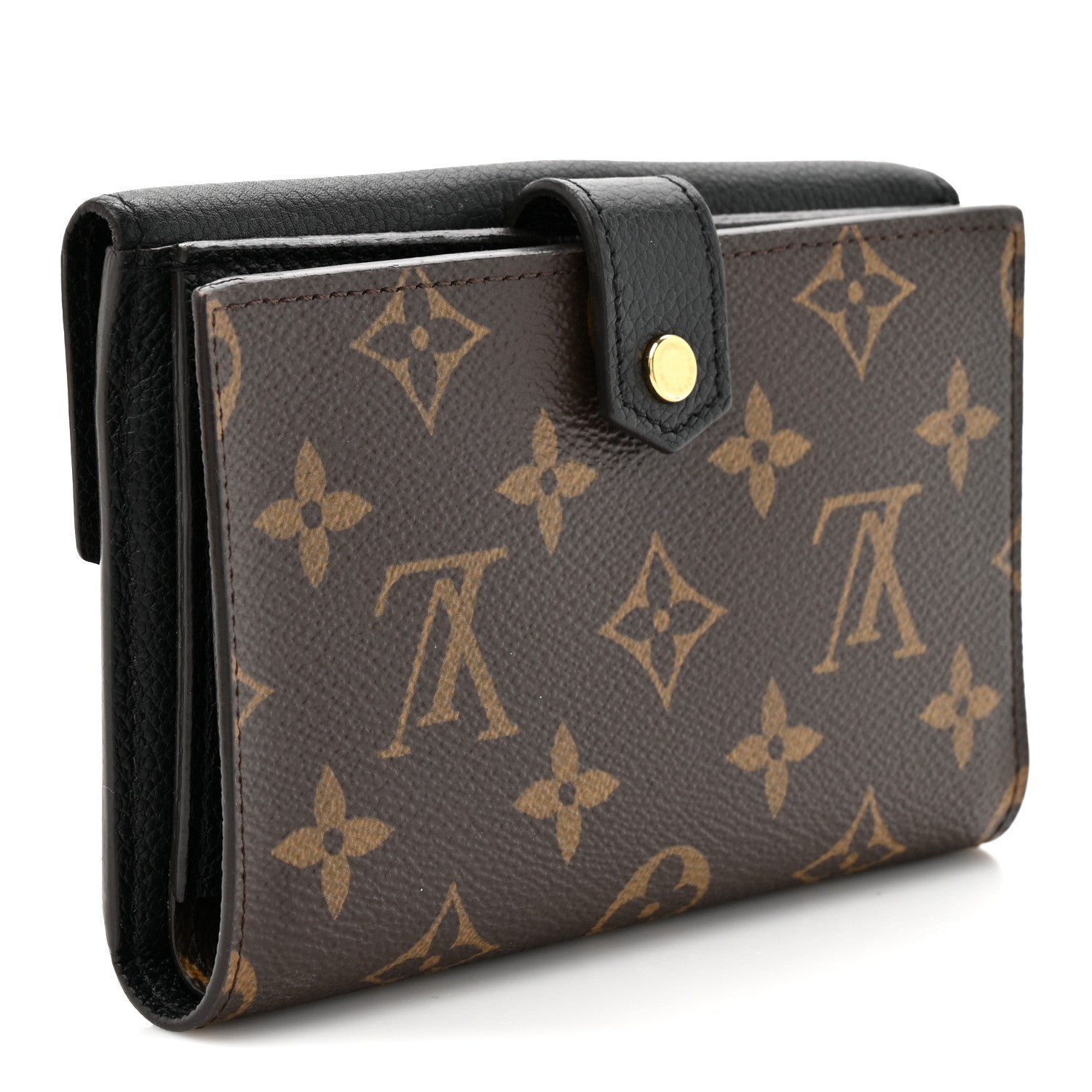 Louis Vuitton Monogram Pallas Compact Wallet Black 3 of 10