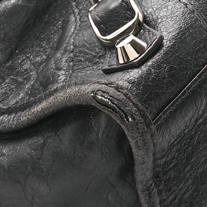 Balenciaga Agneau Classic Silver Hardware Mini City Gris Fossile 10 of 15