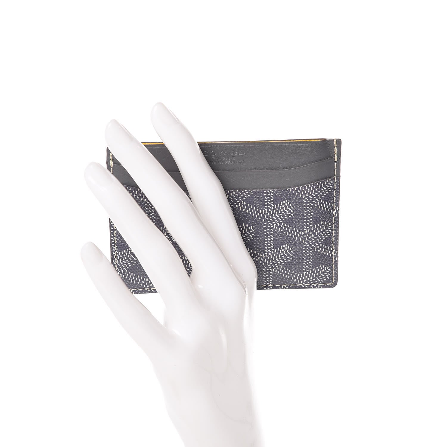 Goyard Goyardine Saint Sulpice Card Holder Grey 2 of 6
