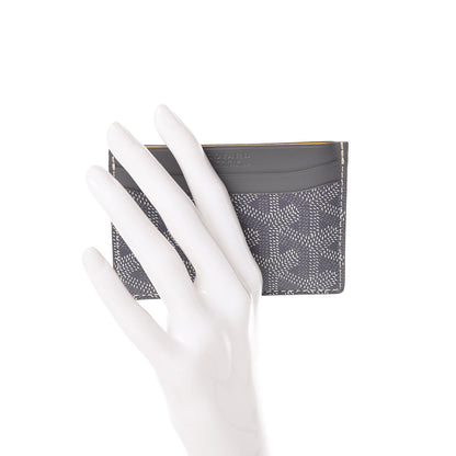 Goyard Goyardine Saint Sulpice Card Holder Grey 2 of 6