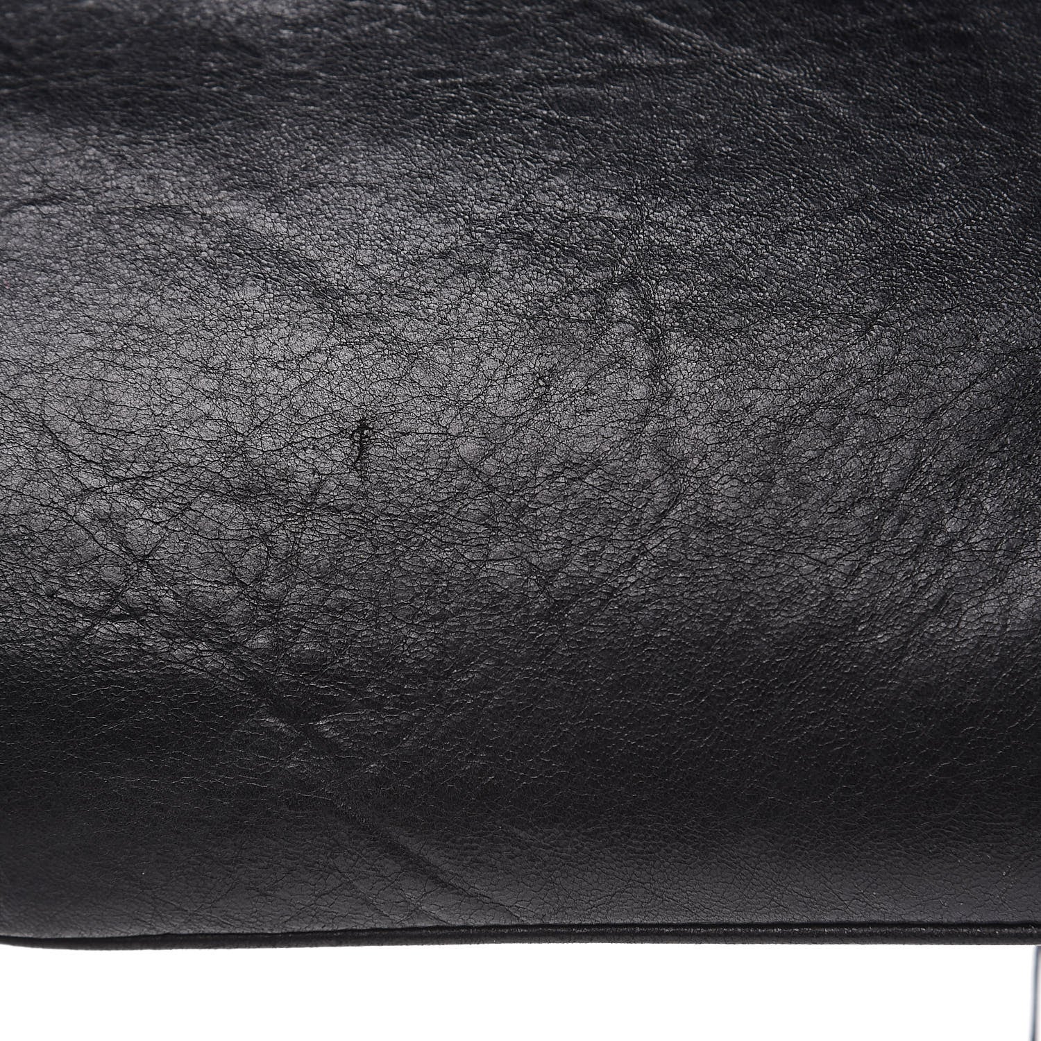 Balenciaga Agneau Classic Hardware Flat Handle Clutch Black 12 of 16