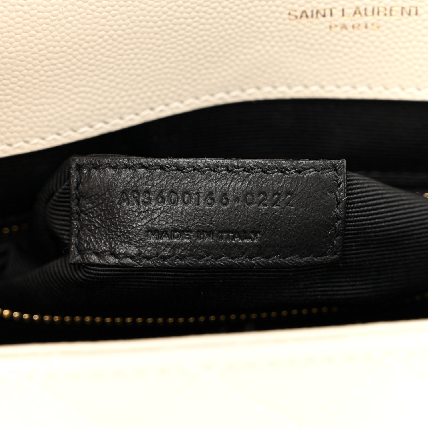 Saint Laurent Grain De Poudre Mixed Matelasse Large Triquilt Monogram Satchel Porcellana 6 of 7