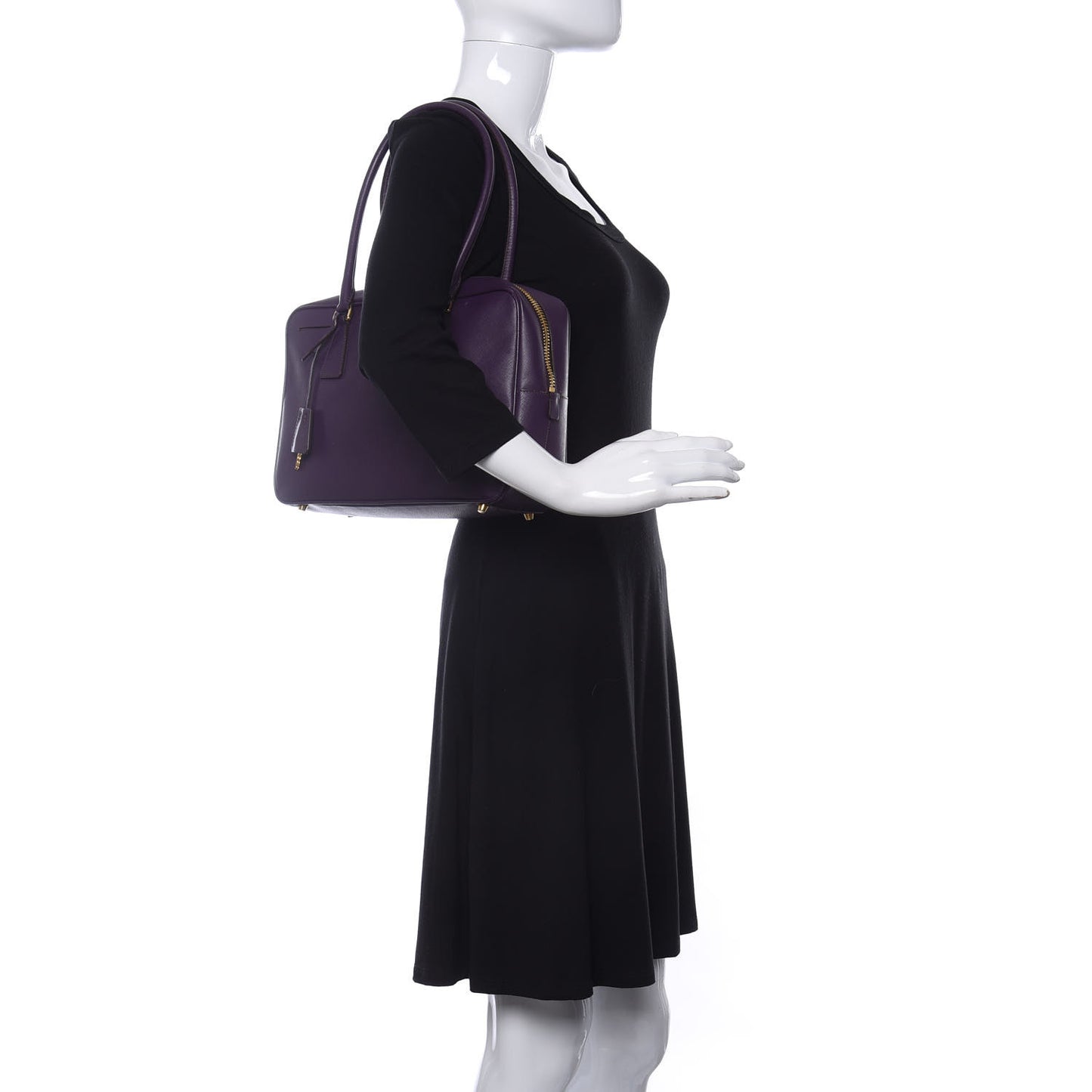 Saffiano Lux Bowler Viola