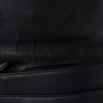 MCM Grained Calfskin Studded Crossbody Bag Black 10 of 11