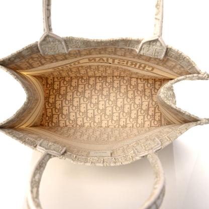 Christian Dior Oblique Medium Book Tote Gold Multicolor 5 of 11