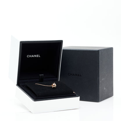 Chanel 18K Beige Gold Coco Crush Round Pendant Necklace 7 of 7