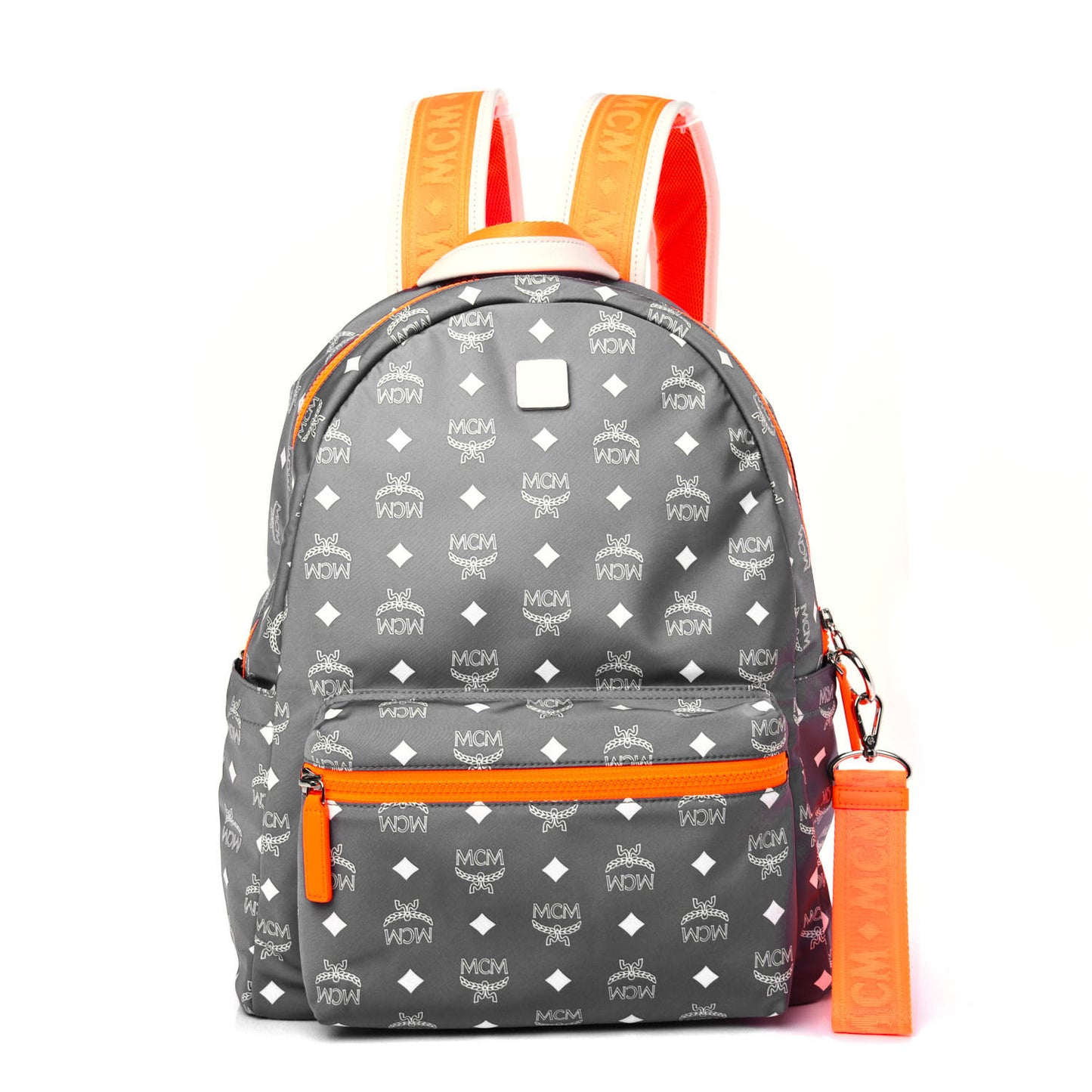 Nylon Monogram Medium Resnick Backpack Gray