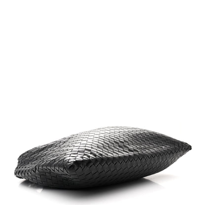 Bottega Veneta Calfskin Intrecciato Large Hop Black 4 of 10
