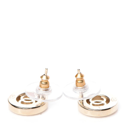 Chanel Metal Crystal Bow-tiful CC Earrings Gold 3 of 5