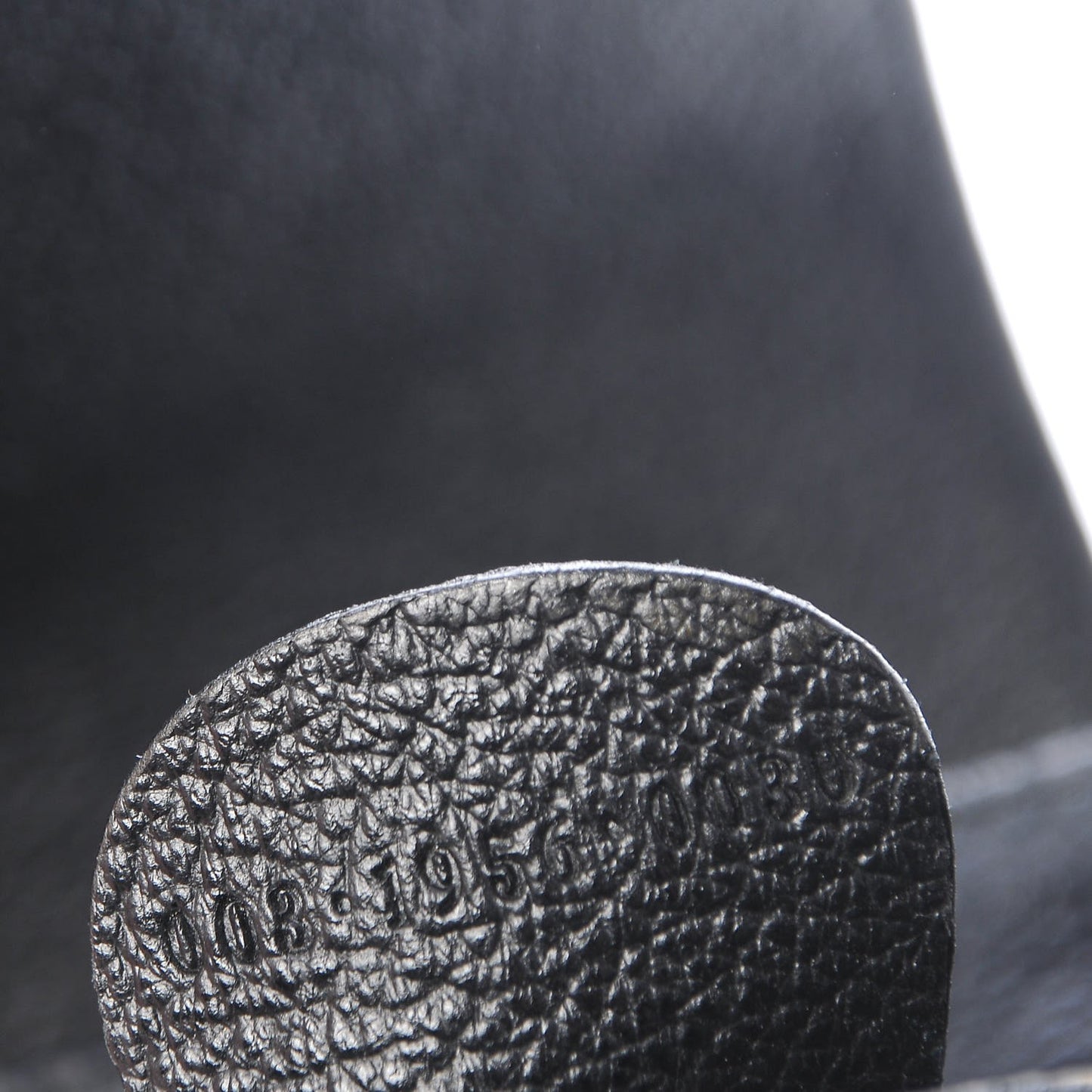 Calfskin Suede Bamboo Backpack Black