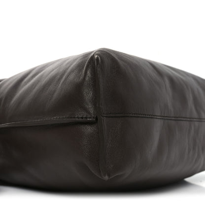 Loewe Calfskin Flamenco Puffer Knot Bag Dark Brown 8 of 9