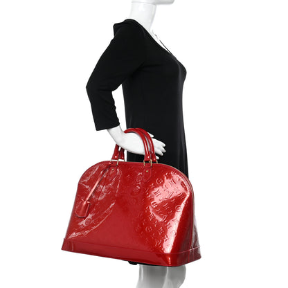 Louis Vuitton Vernis Alma GM Pomme D'Amour 2 of 11