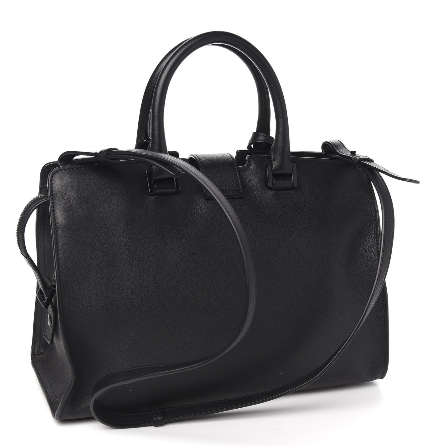 Smooth Calfskin Small Monogram Cabas Black