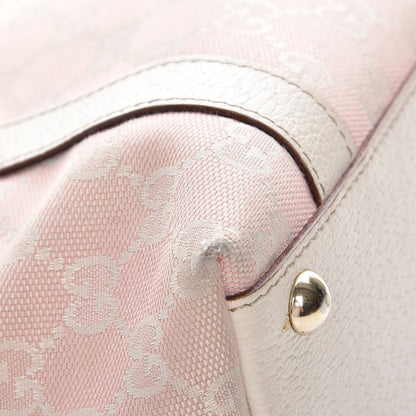 Gucci Monogram Small Abbey Tote Pink 8 of 9