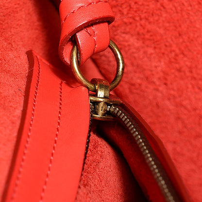 Celine Smooth Calfskin Medium Phantom Luggage Vermillion 8 of 8