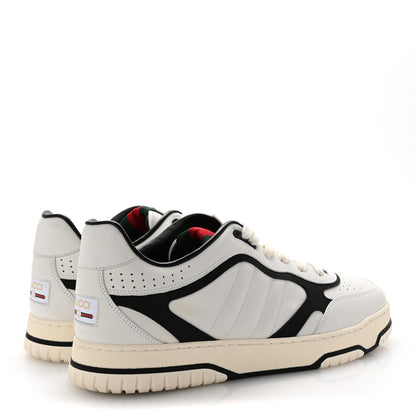 Gucci Calfskin Mens Re-Web Sneakers 10.5 Black White 9 of 20