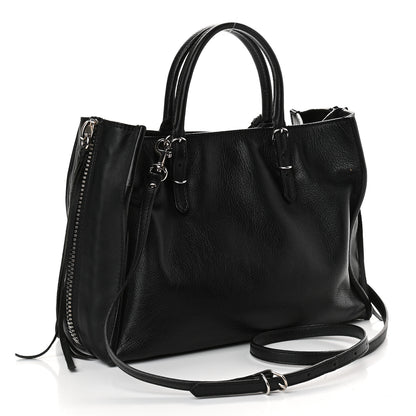 Balenciaga Calfskin Papier Mini A4 Tote Black 3 of 9